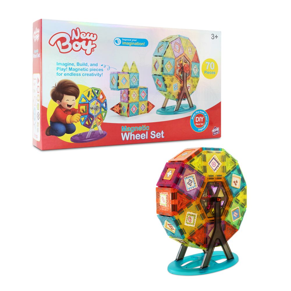 New Boy - Magnetic Wheel Set - 70 Pcs