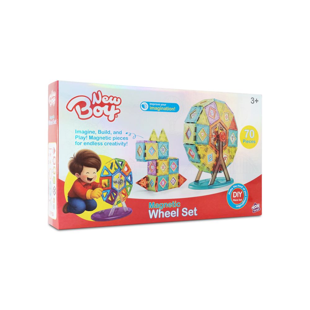 New Boy - Magnetic Wheel Set - 70 Pcs