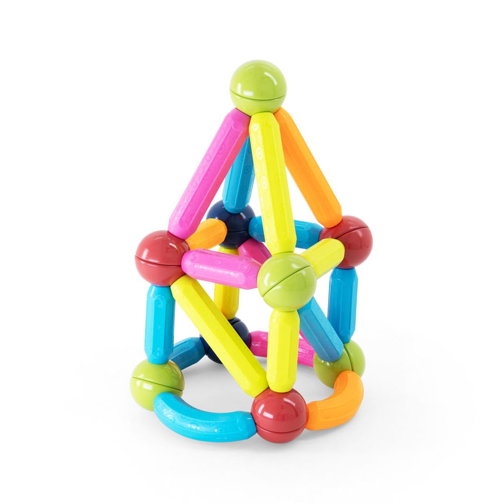 New Boy - Snap Bars Magnetic Builder Set - 64 Pcs