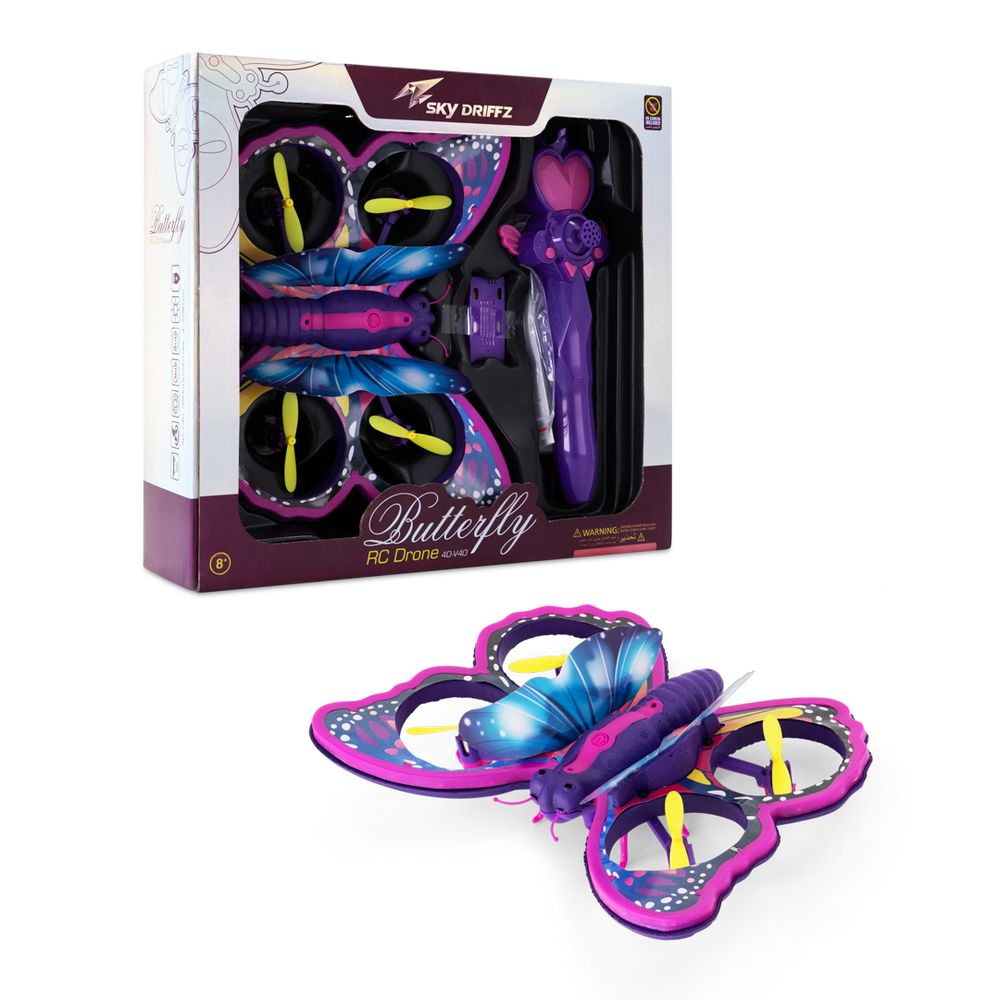 SKY DRIFFZ - 4D-V40 Butterfly Remote Control Drone
