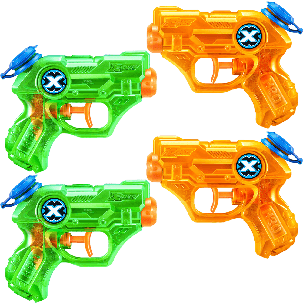 X-Shot - Nano Drencher Water Blaster - Multicolor - 4 Pcs