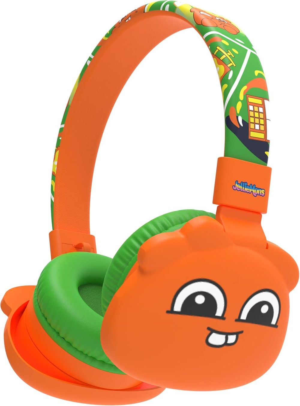 Jellimons - Booma Echo Wireless Headphones - WLHP-701 - Orange