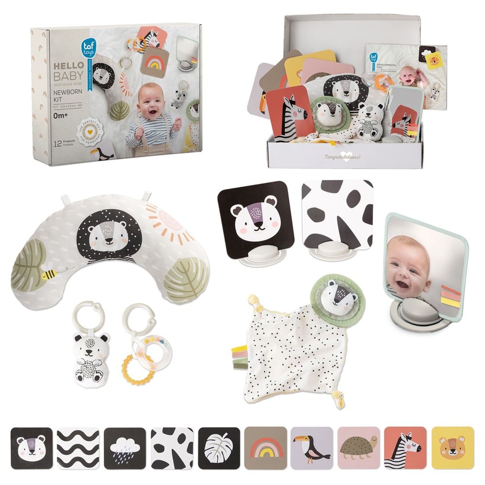 Taf Toy - Hello Baby Newborn Developmental Toy Kit - 12 Pcs