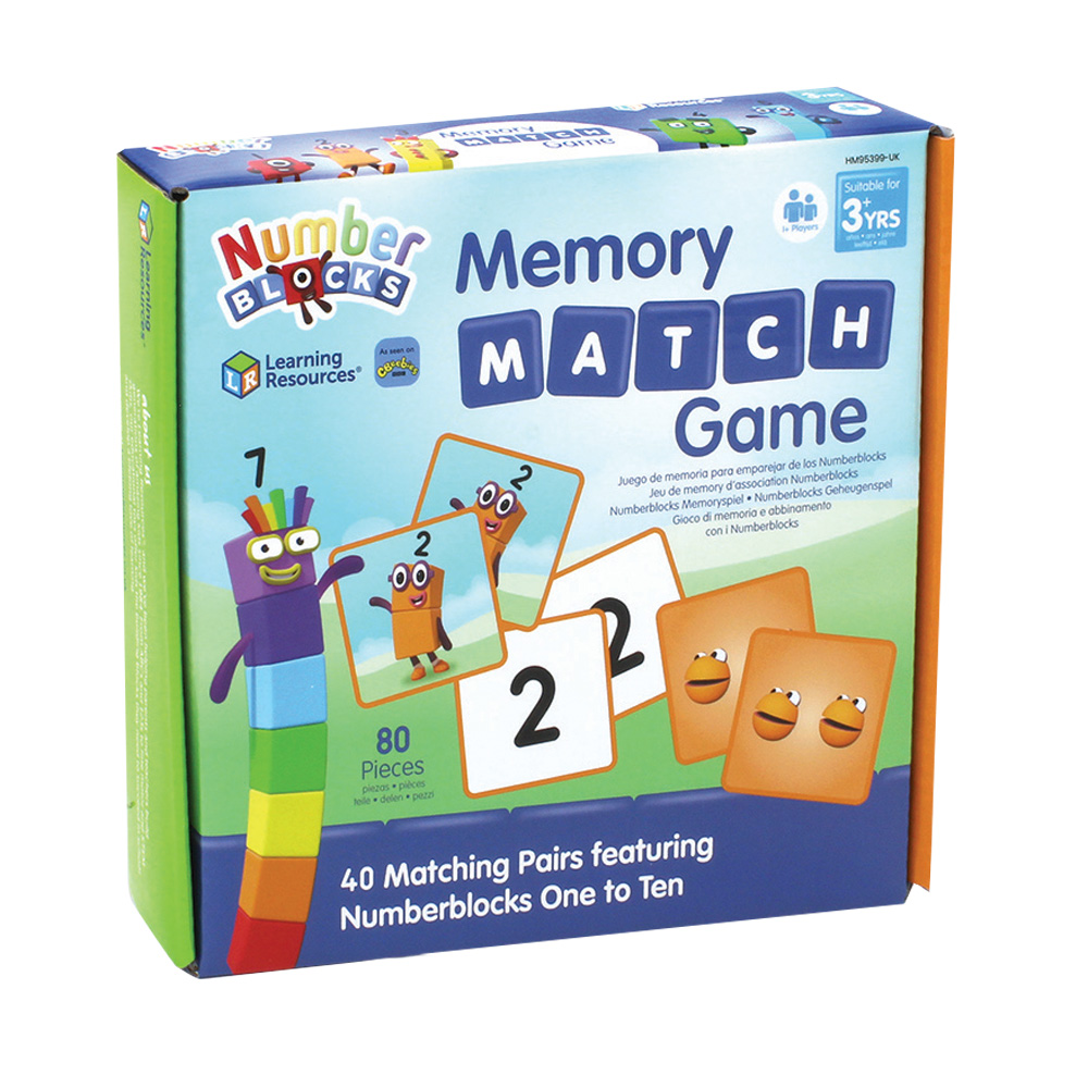 Learning Resources - Board Game - Numberblocks Memory Match Game