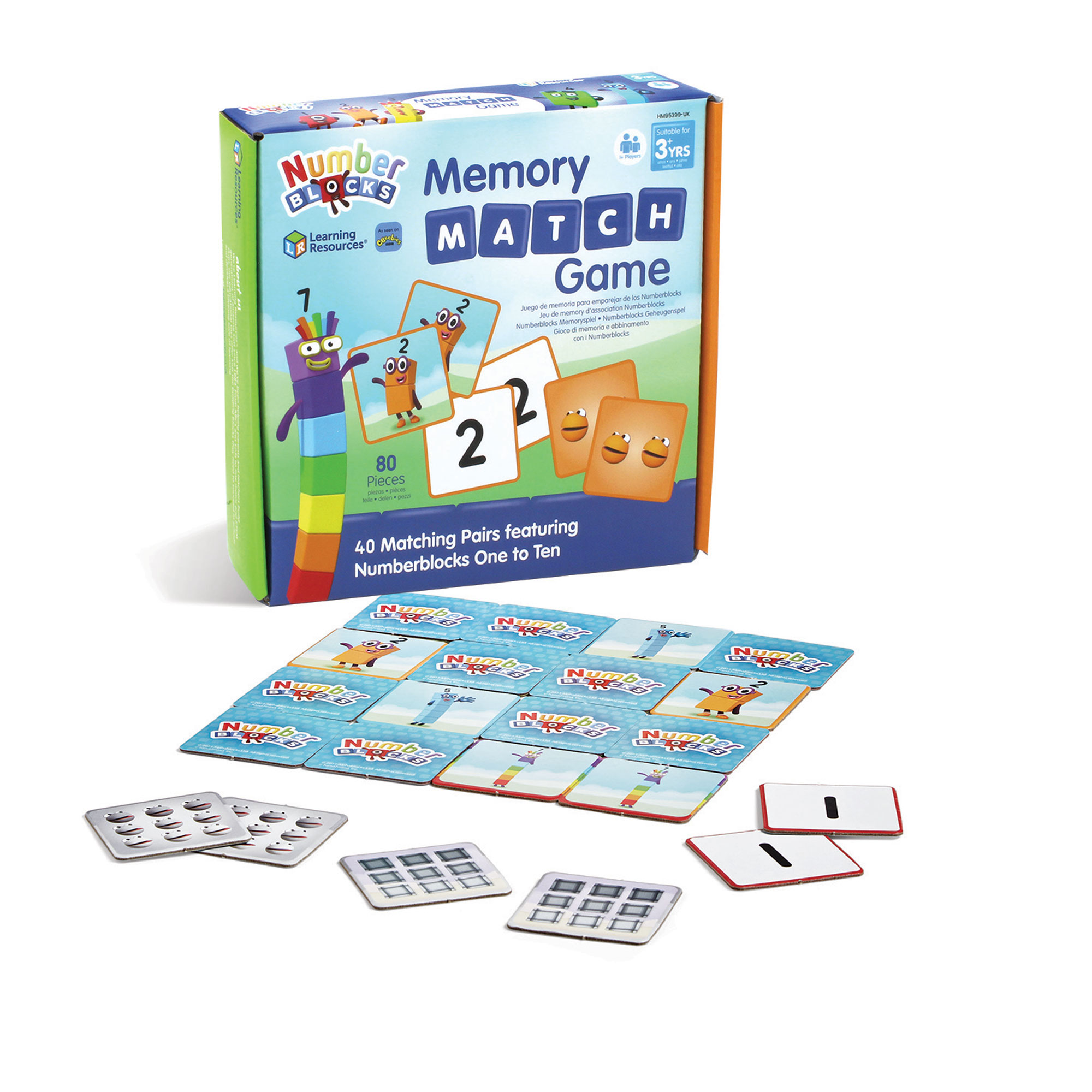 Learning Resources - Board Game - Numberblocks Memory Match Game