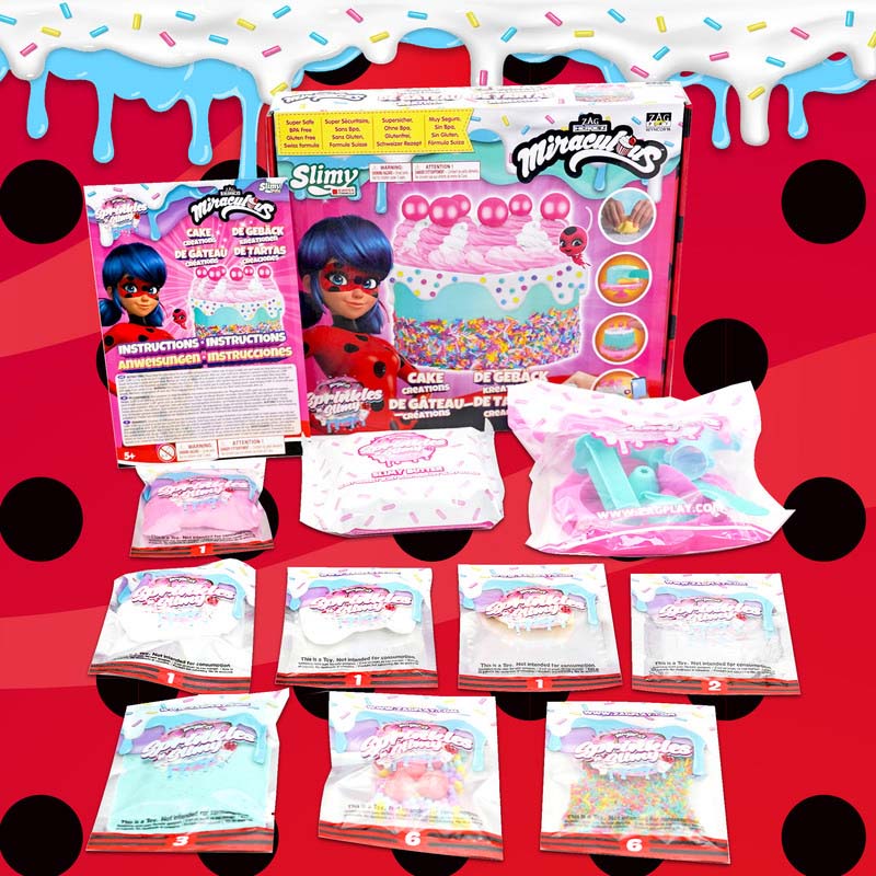 Zag Play - Sprinkle N' Slimy Kit - Cake Creations