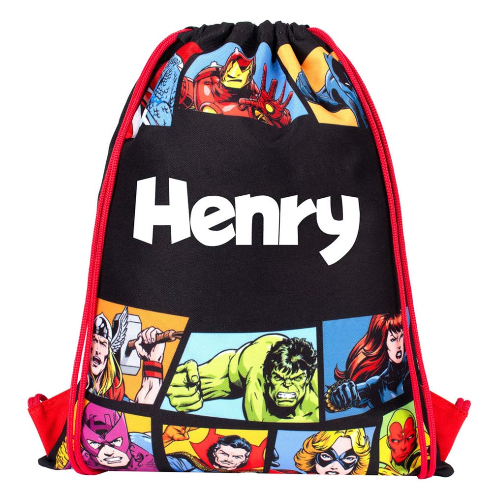 Fringoo - Personalized Drawstring Bag - Avengers - 16-Inch/41cm