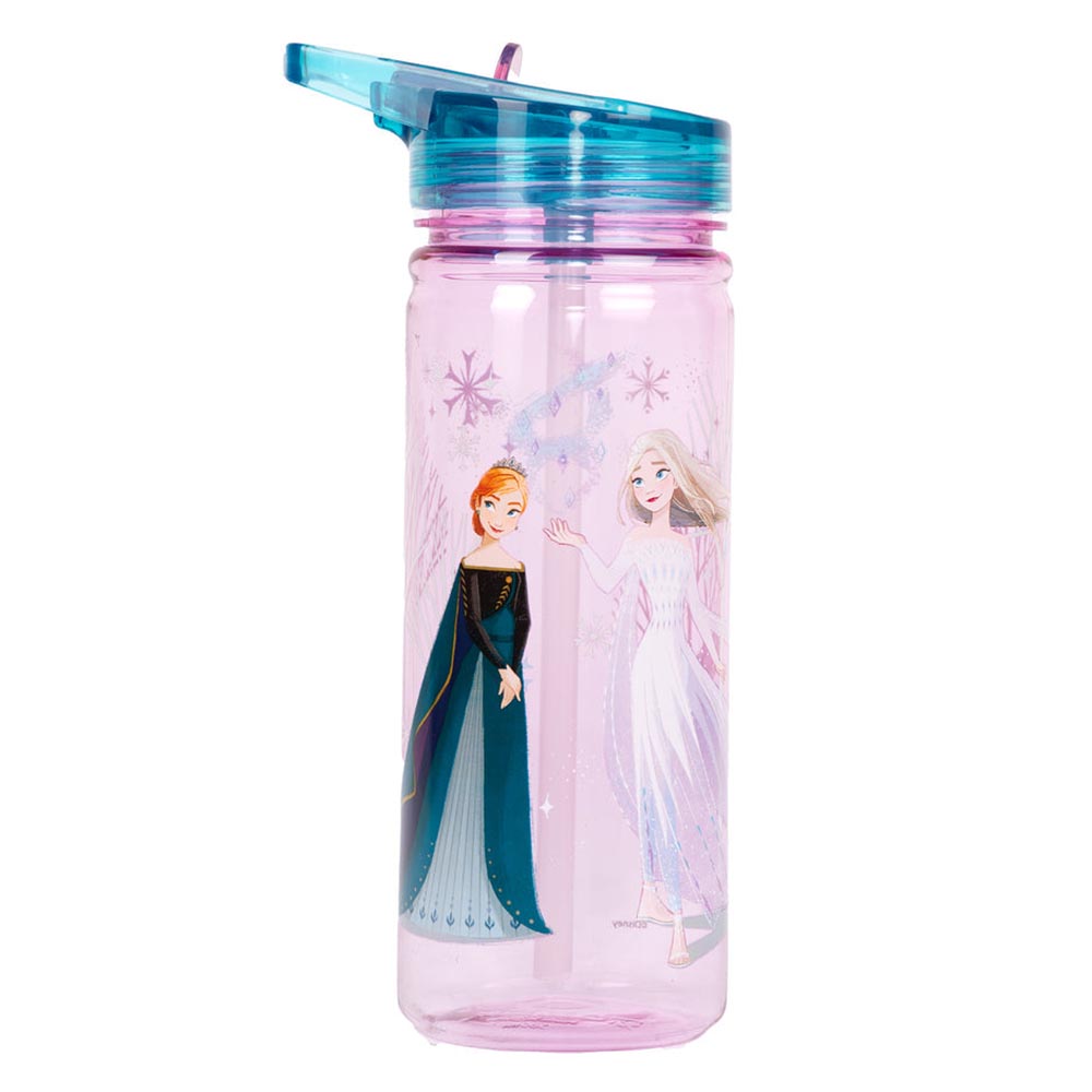 Fringoo - Plastic Bottle With Straw - Frozen - 580 ml