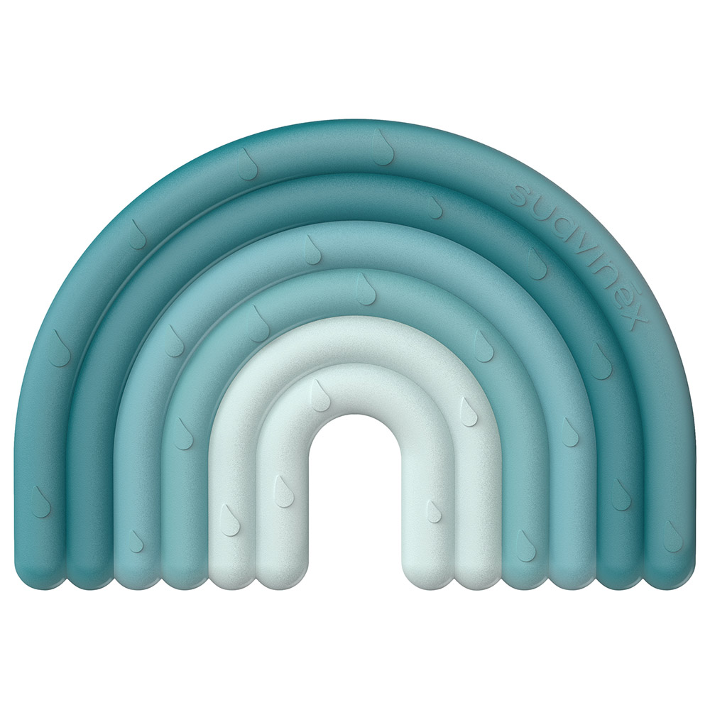 Suavinex - Step 1 Silicone Teether - 0M+ - Blue