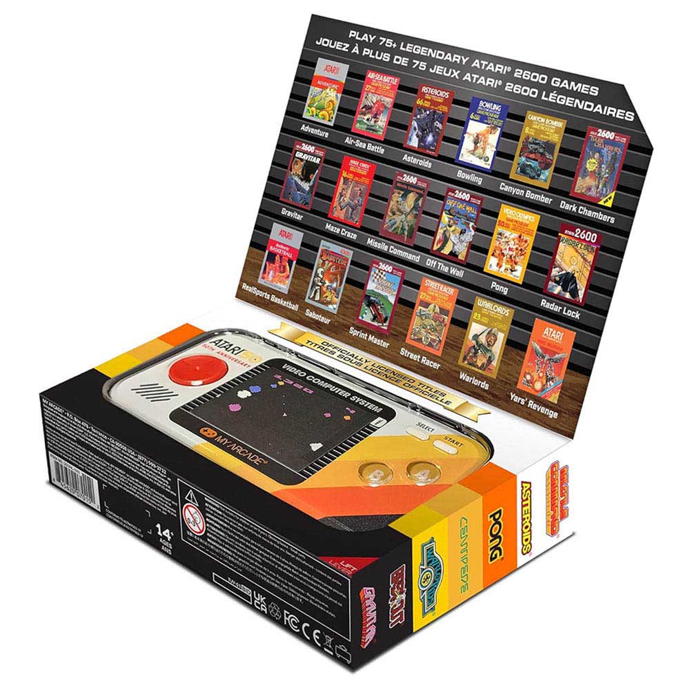 My Arcade - Atari Pocket Player Pro Video Game With 100 Games