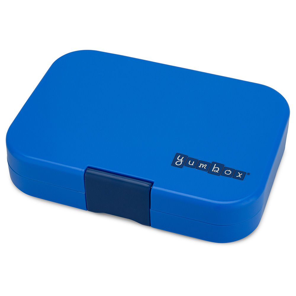 Yumbox - Race Cars 6 Compartments Lunch Box - Surf Blue