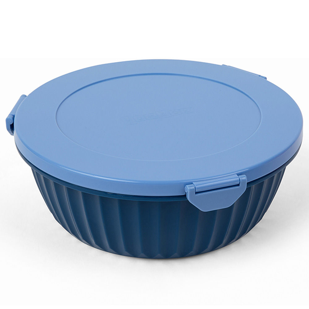 Yumbox - 4 Part Divider Poke Bowls - Hawaii Blue