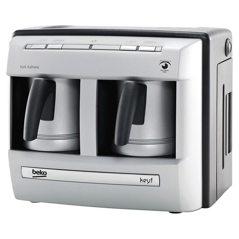 Beko Turkish Coffee Machine With Double Pot - Silver - 1200 W