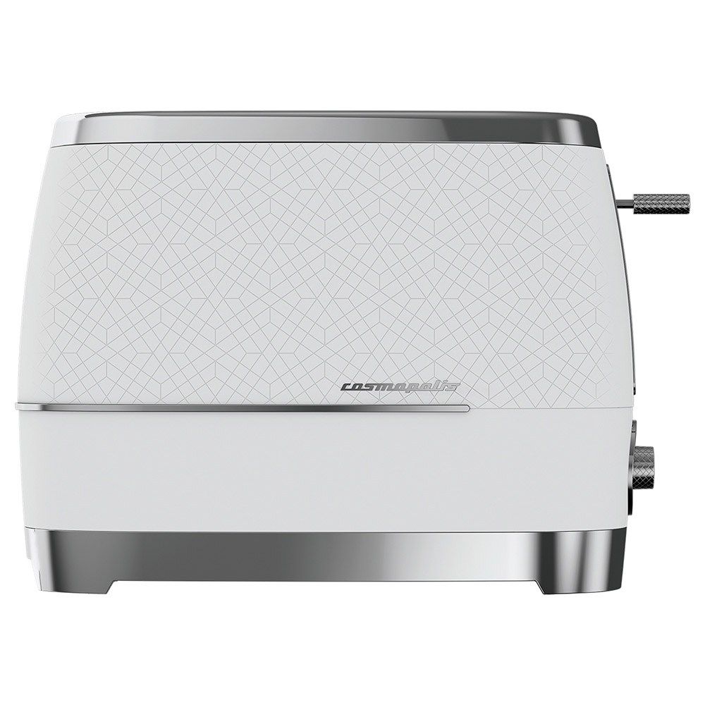 Beko Cosmopolis 2 Slice Toaster - White/Chrome - 870 W