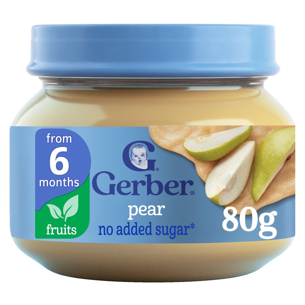 Gerber - Fruits Baby Food Jar - Pear Flavor - 80 gm