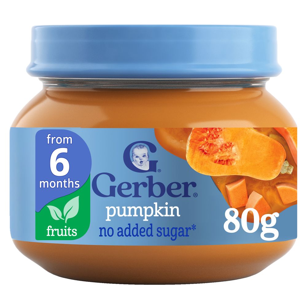 Gerber - Fruits Baby Food Jar - Pumpkin Flavor - 80 gm