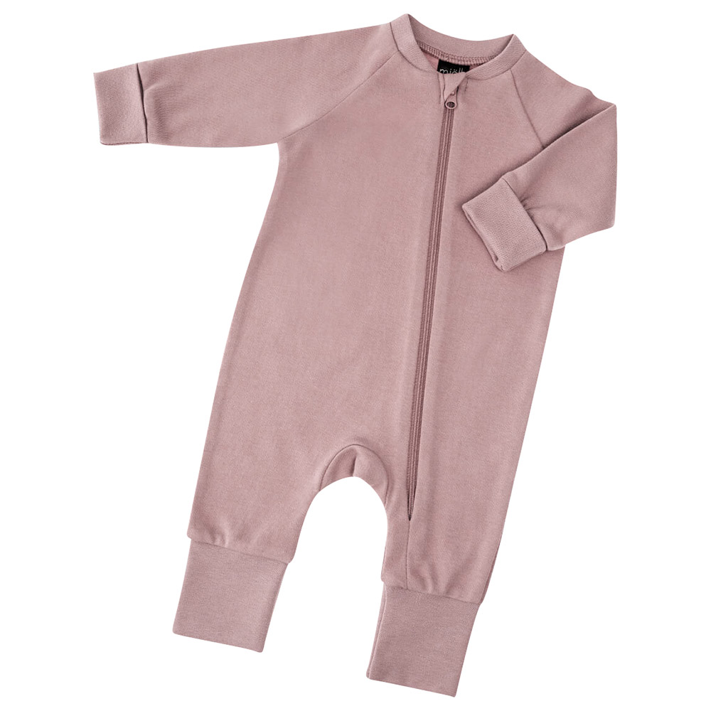 Mjolk Sleep and Play Jumpsuit Desert - Rose