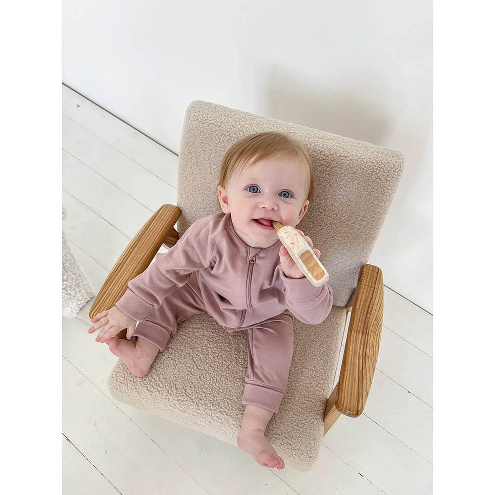 Mjolk Sleep and Play Jumpsuit Desert - Rose