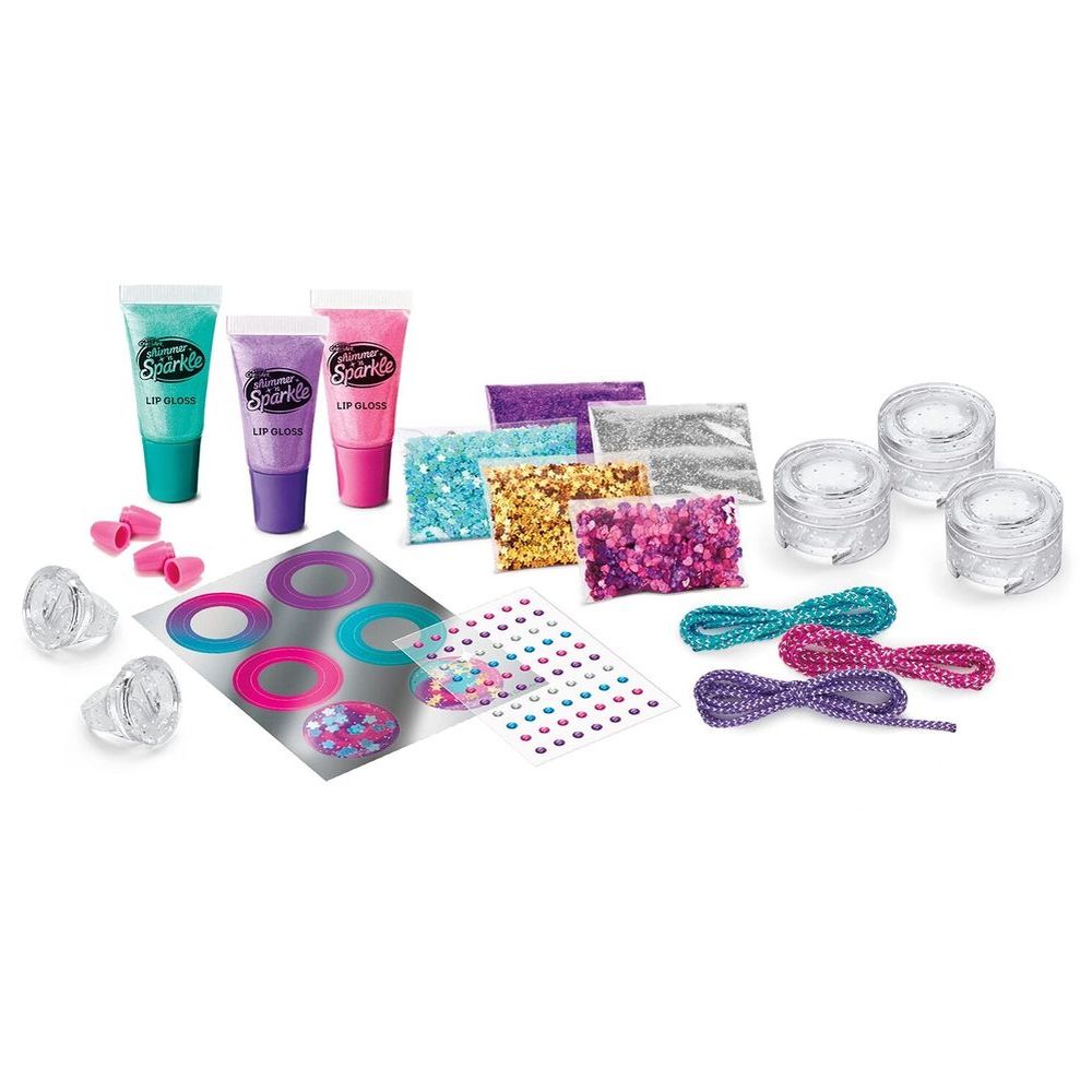 Shimmer 'N Sparkle - Glitter & Gem Lip Gloss Locket Kit
