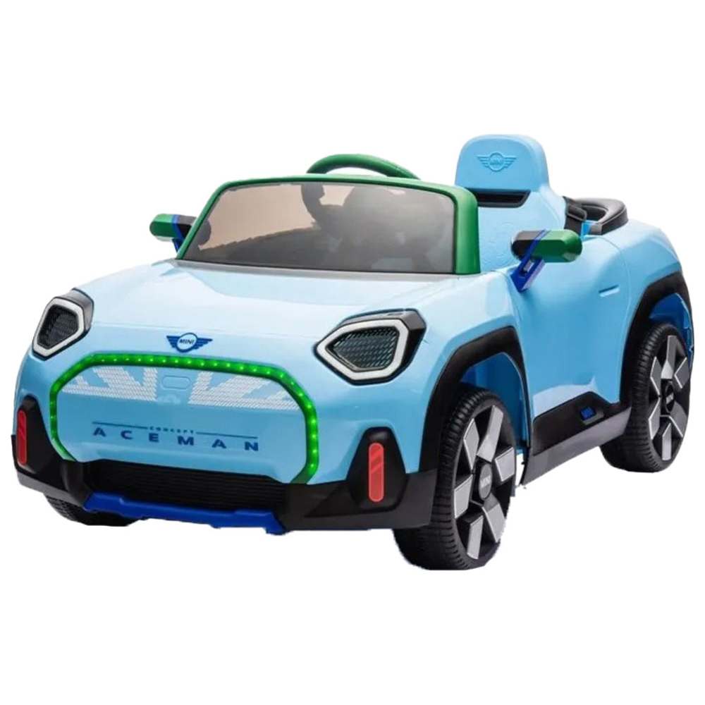 Megastar - Licensed Mini Cooper Aceman RC Ride-On Car - Blue - 12 V