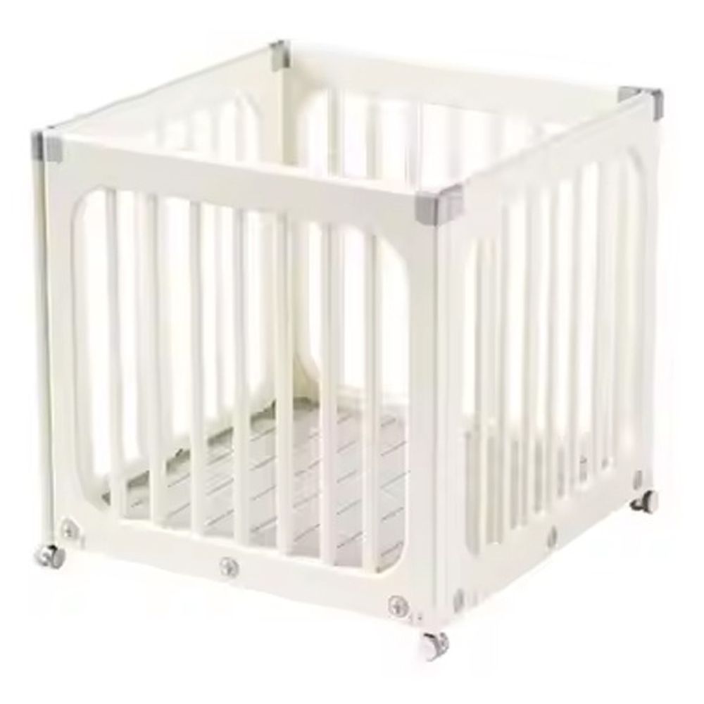 Megastar - Baby Portable Playpen With Wheels - White