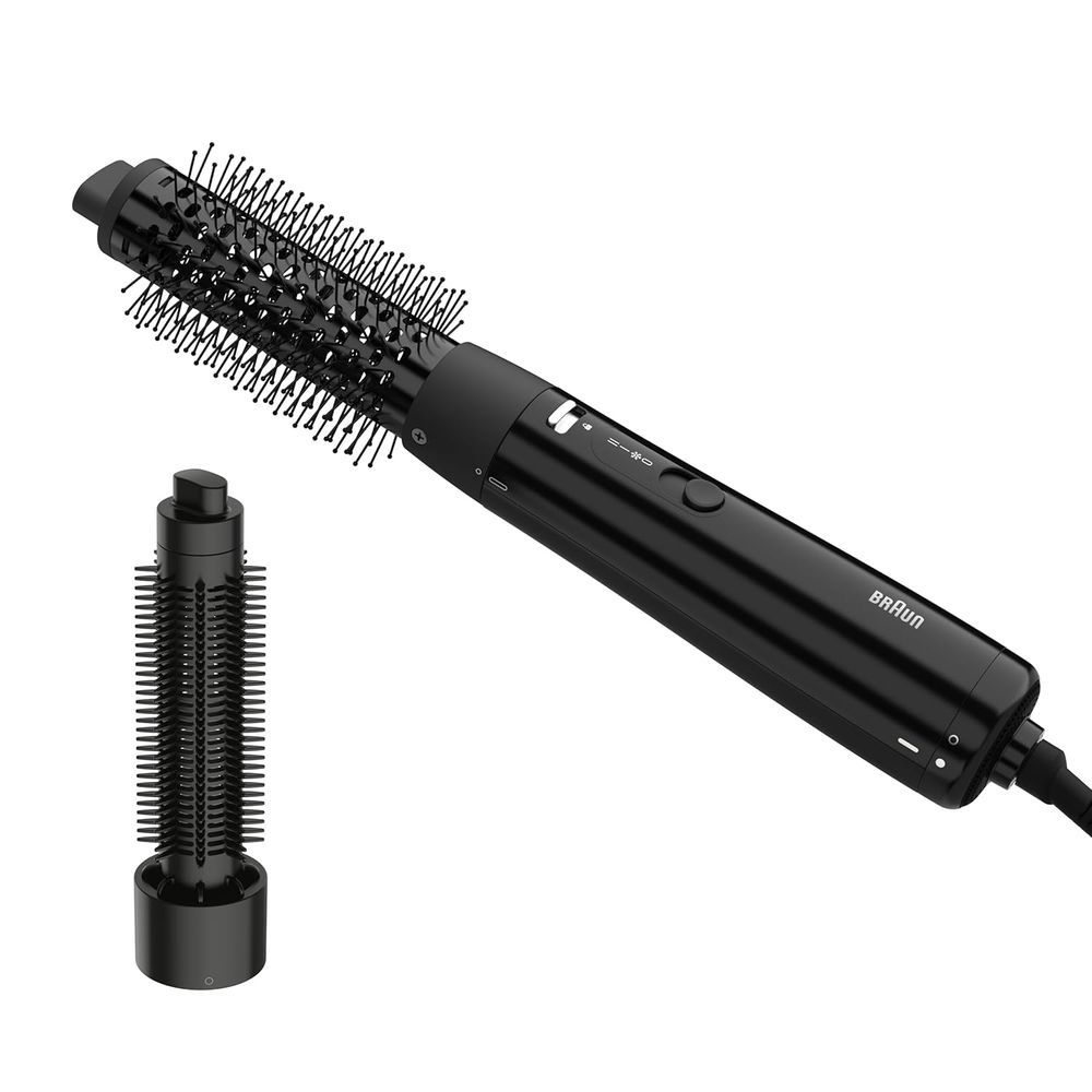 Braun - Air Styler With Firm Bristle Brush AS1.5 - Black Gloss - 300 W