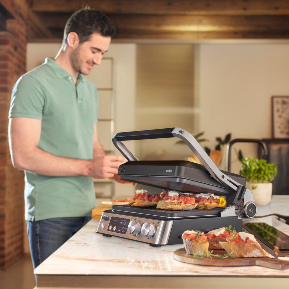Braun Multigrill 7 Contact Grill Black/Stainless Steel