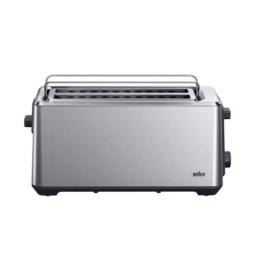 Braun HT5220 Identity Collection 2 Long Slot Toaster Silver - 1470W