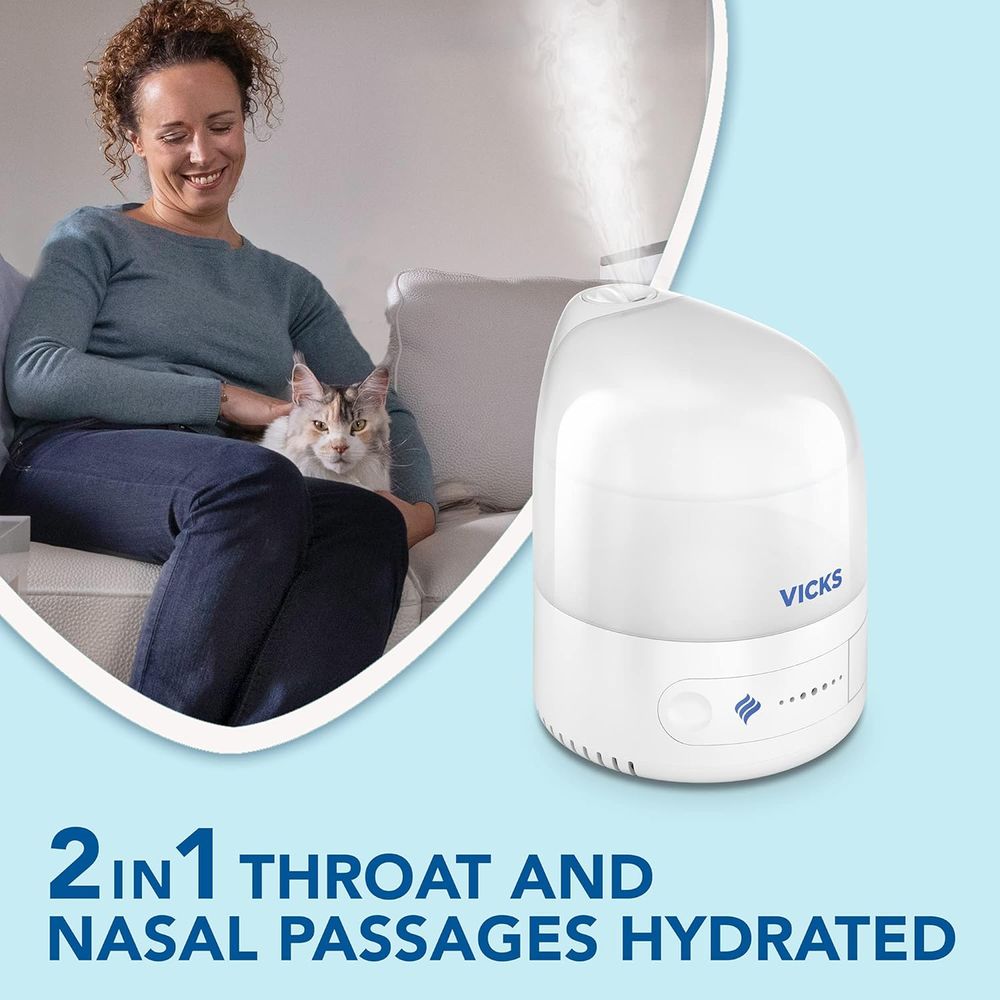 Vicks Personal Cool Mist Ultrasonic Humidifier VUL510E1