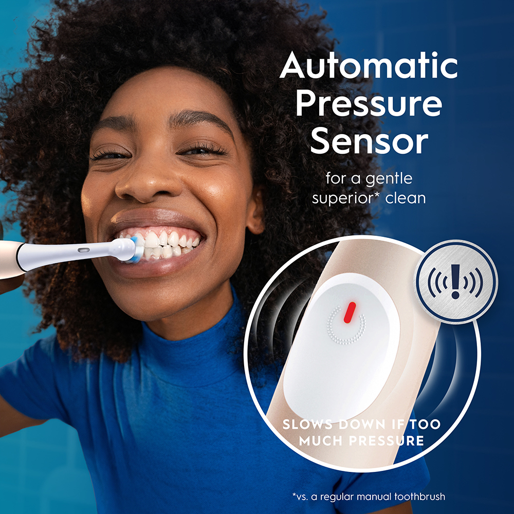 Oral B - IO2 Rechargeable Electric Toothbrush With 3 Smart Modes & Travel Case