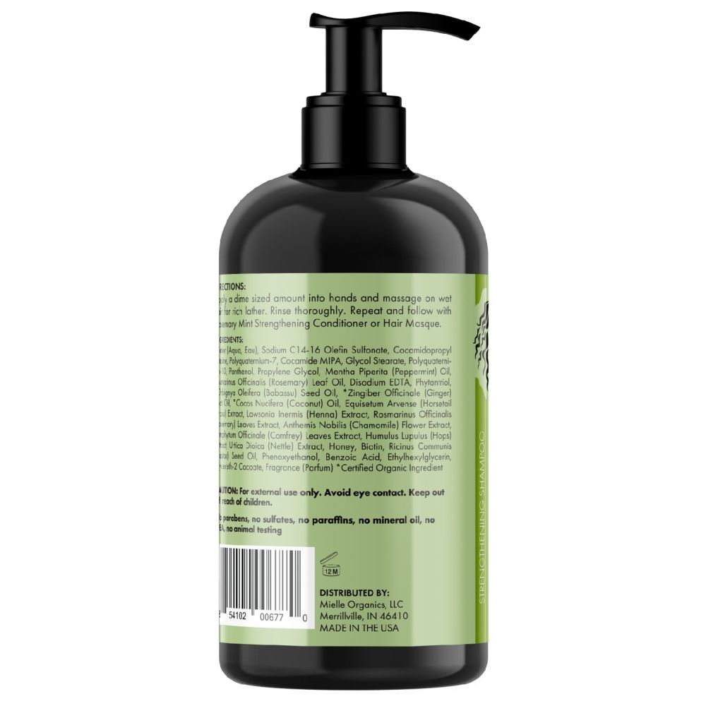 Mielle - Organics Rosemary Mint Strengthening Shampoo - 355 ml