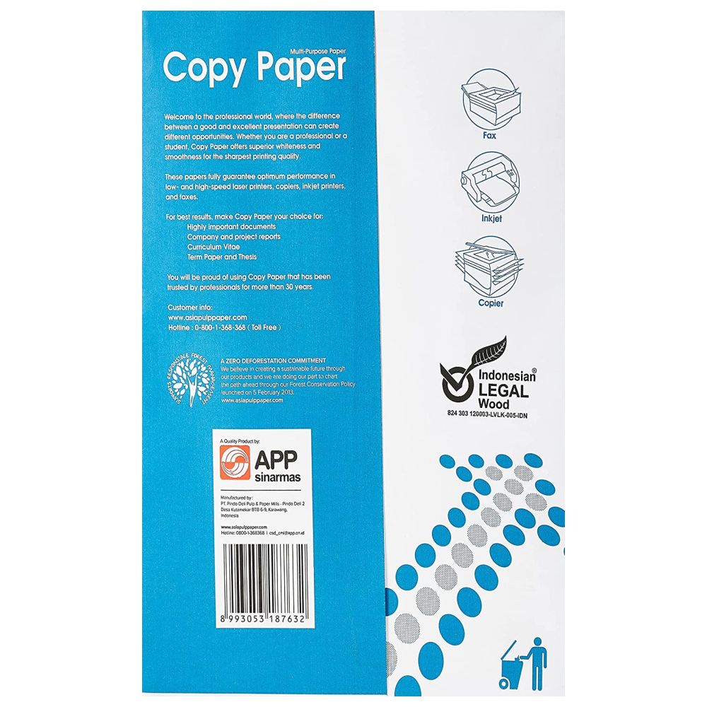 Copy Paper - A4 Photo Copy Paper - White - 500pcs