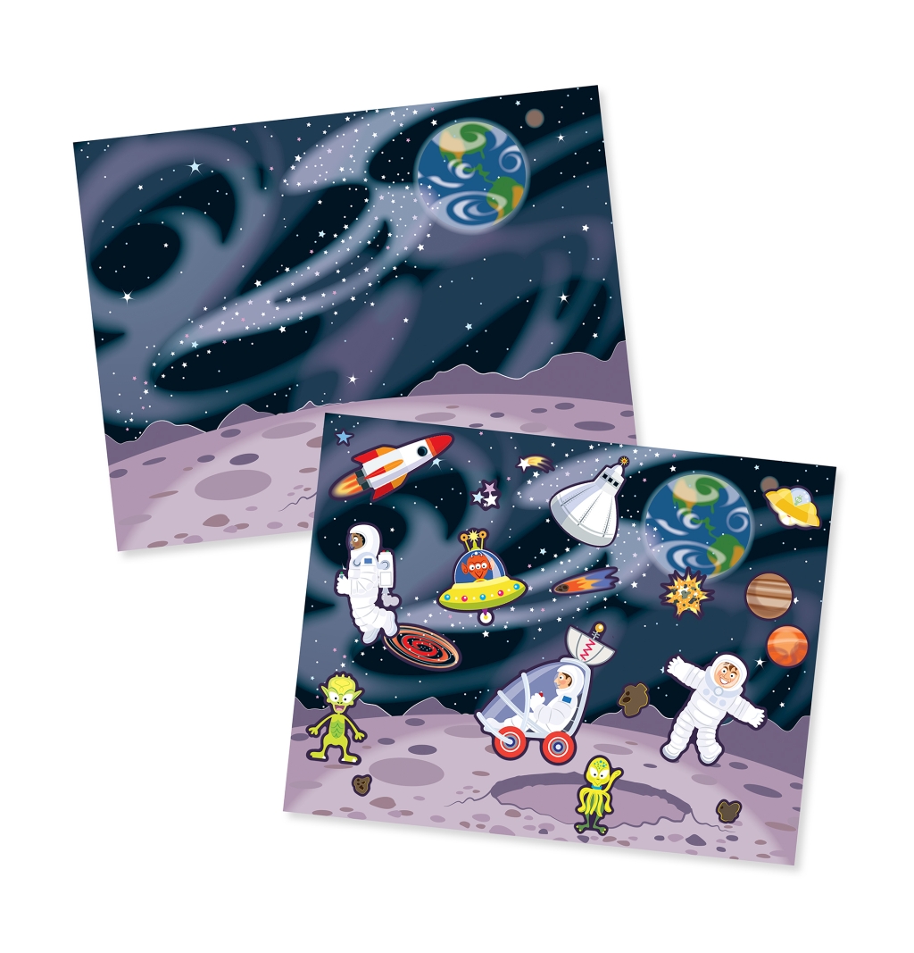 Melissa & Doug Re-usable Sticker Adventure Pad