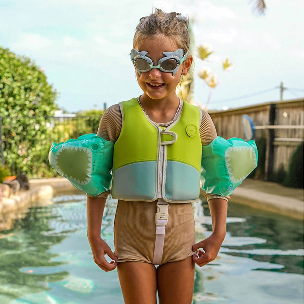 Sunnylife - Float Bands - Salty The Shark - Aqua