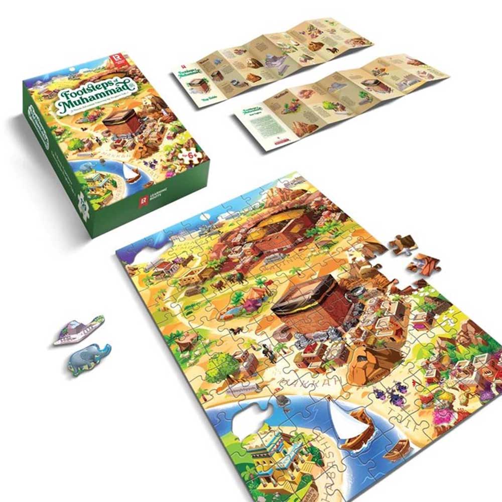 Deensquare Footsteps Of Muhammad Learning Roots Puzzle - 129pcs