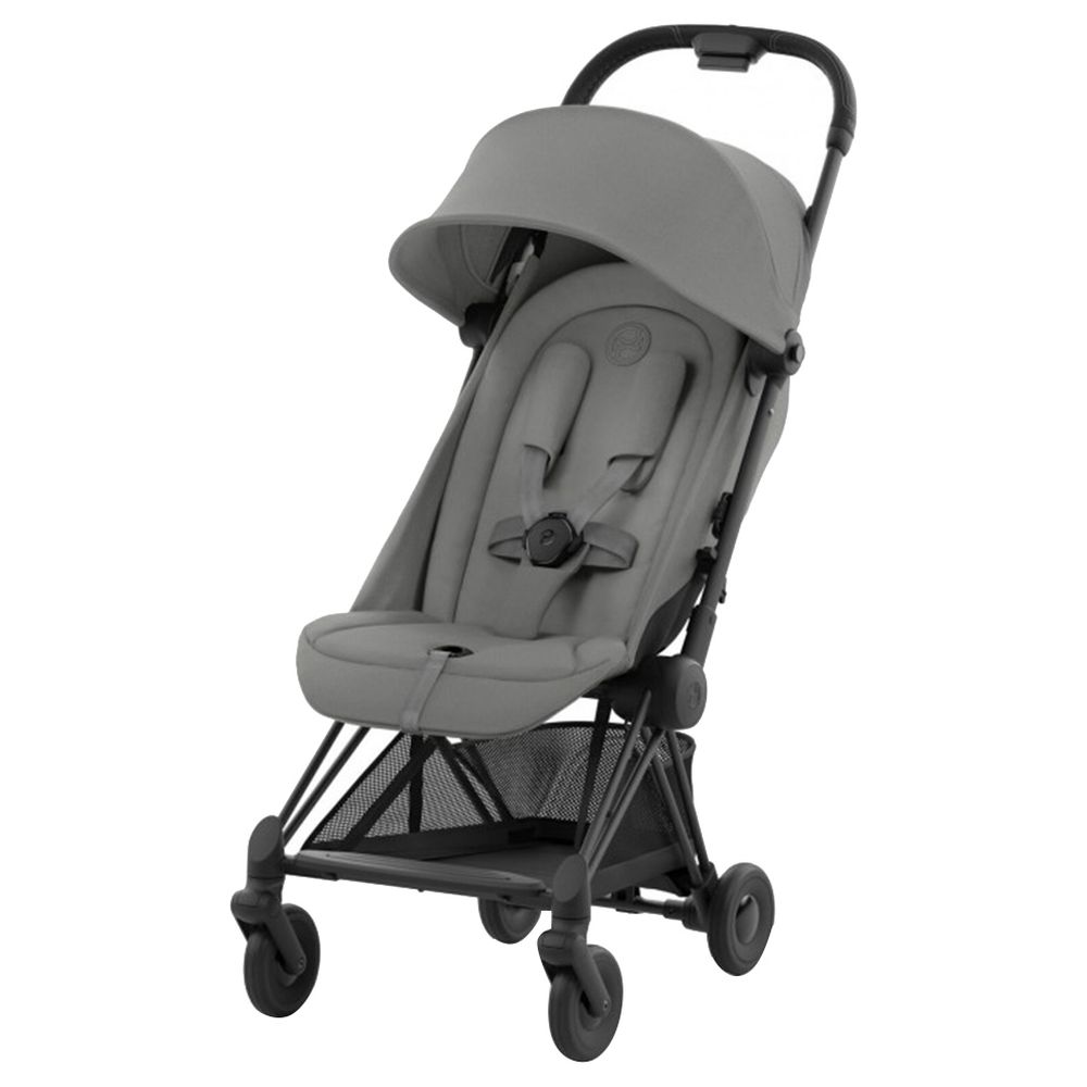 Cybex - Coya Lightweight Stroller With Matt Black Frame - Mirage Grey