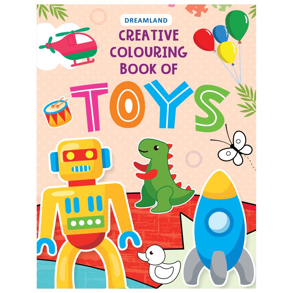 كتاب - Creative Colouring Book - Toys