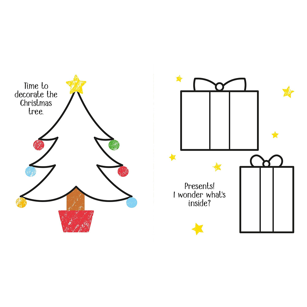 Usborne Books - First Colouring Christmas