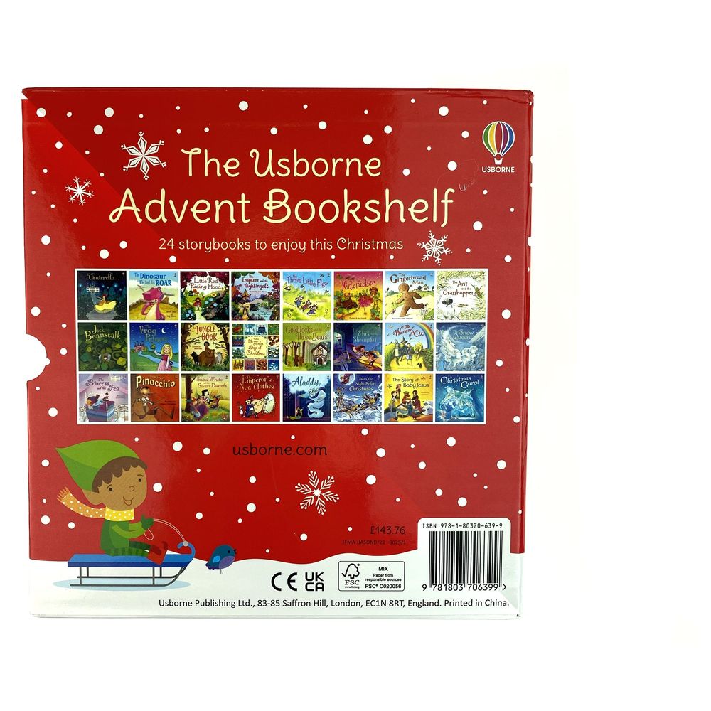 The Usborne Advent Bookshelf - Pack of 24