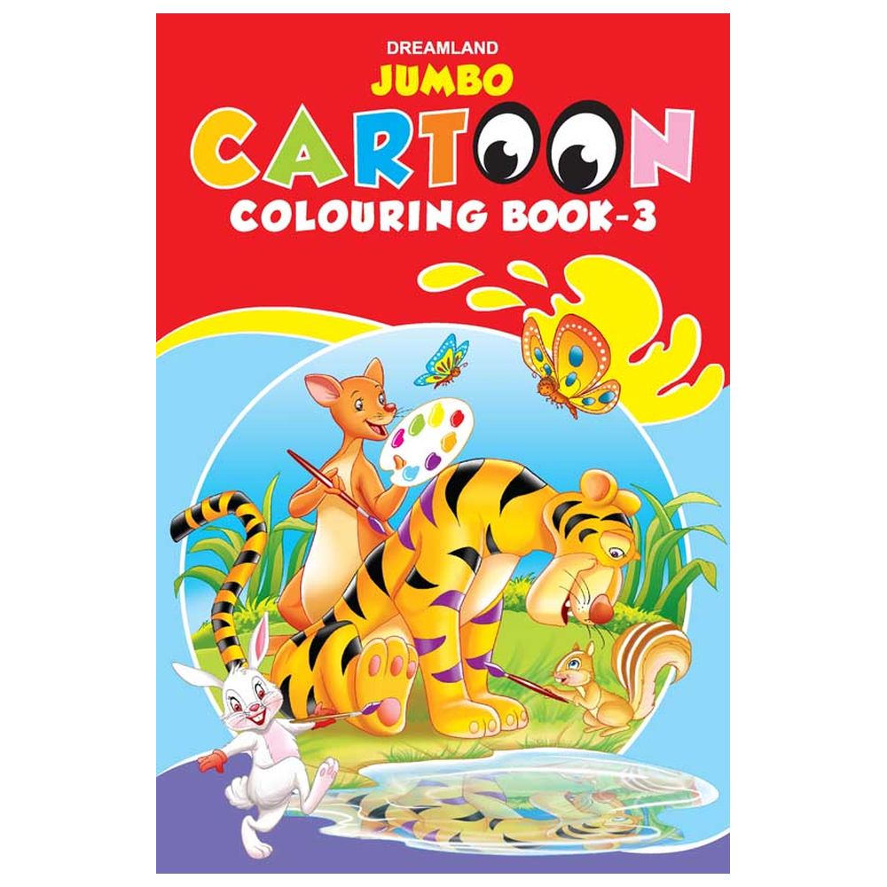 Jumbo Cartoon Colouring Book - 3