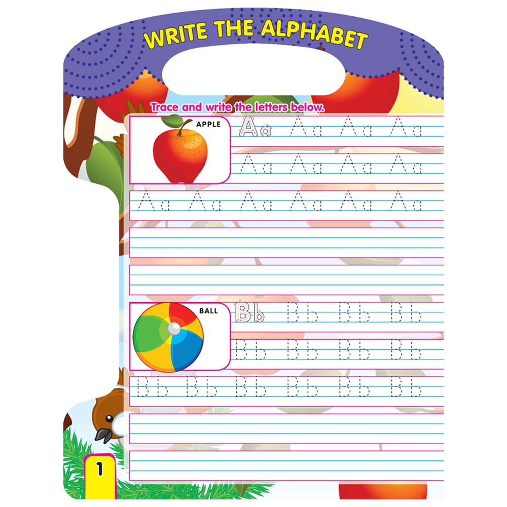 Write and Wipe Book - Alphabets