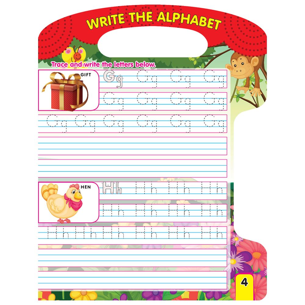 Write and Wipe Book - Alphabets