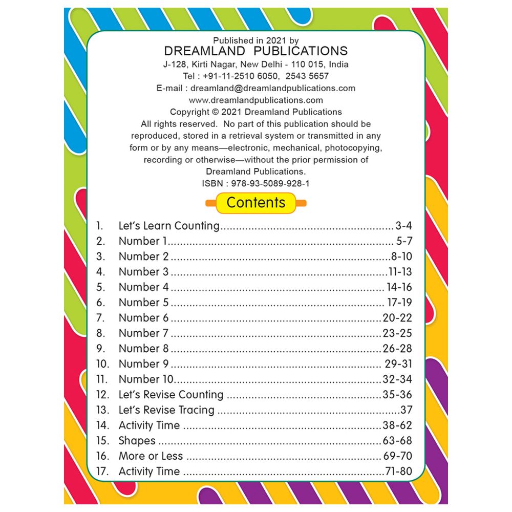 Pre-Nursery Maths Book
