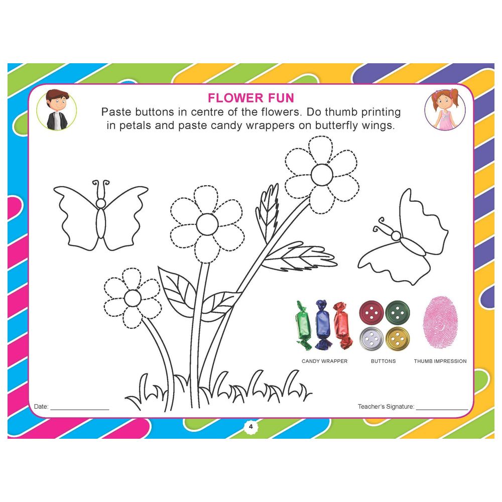 كتاب - Kindergarten Art & Craft Book
