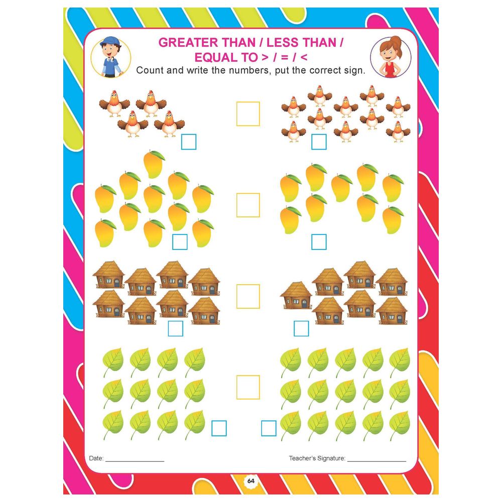 Kindergarten Maths Work Book