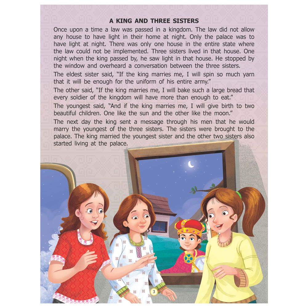 The King And Three Sisters - Around The World Stories