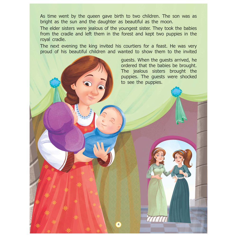 The King And Three Sisters - Around The World Stories