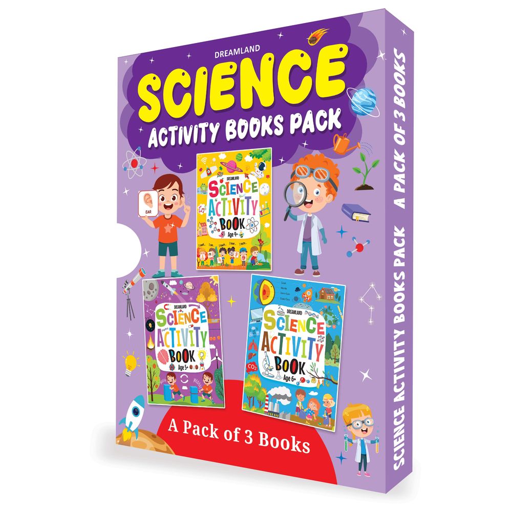 Science Activity Books Pack - Set of 3