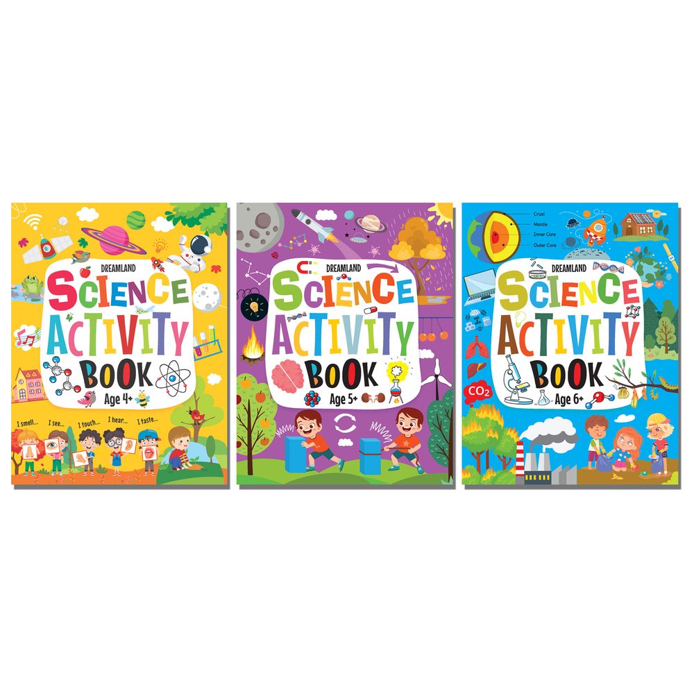 Science Activity Books Pack - Set of 3