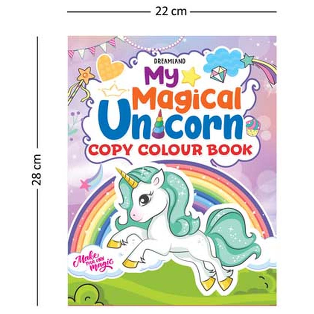 My Magical Unicorn Copy Colour Book